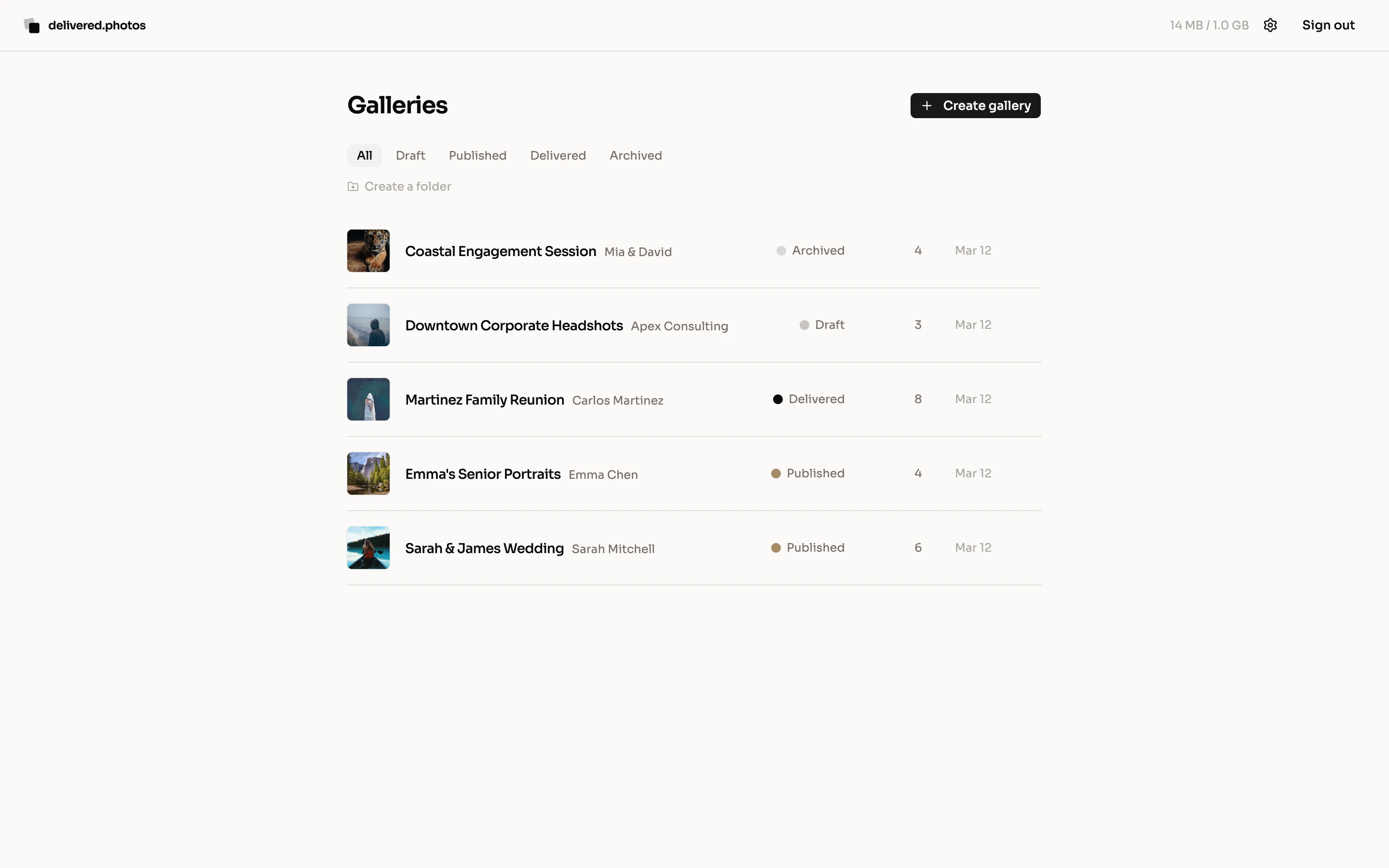 Delivered Photos screenshot 1