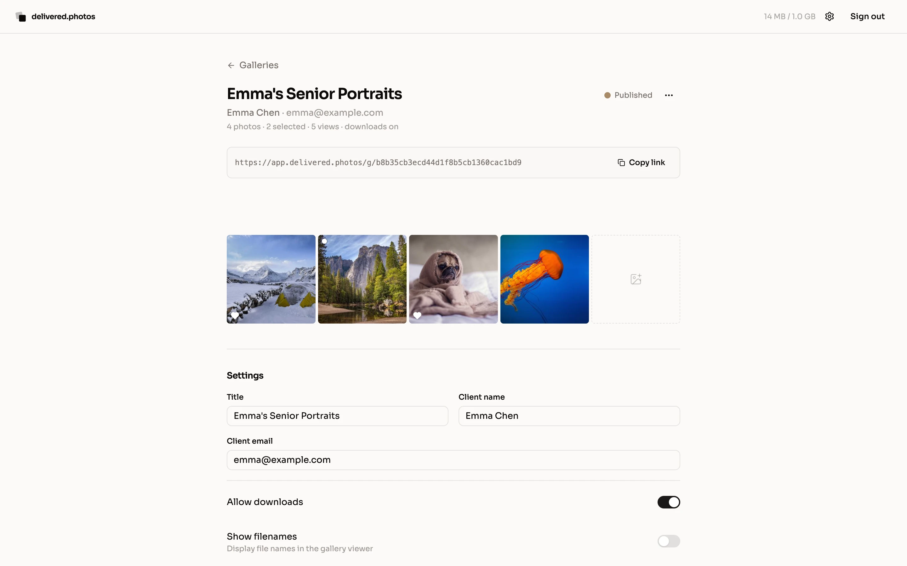 Delivered Photos screenshot 2