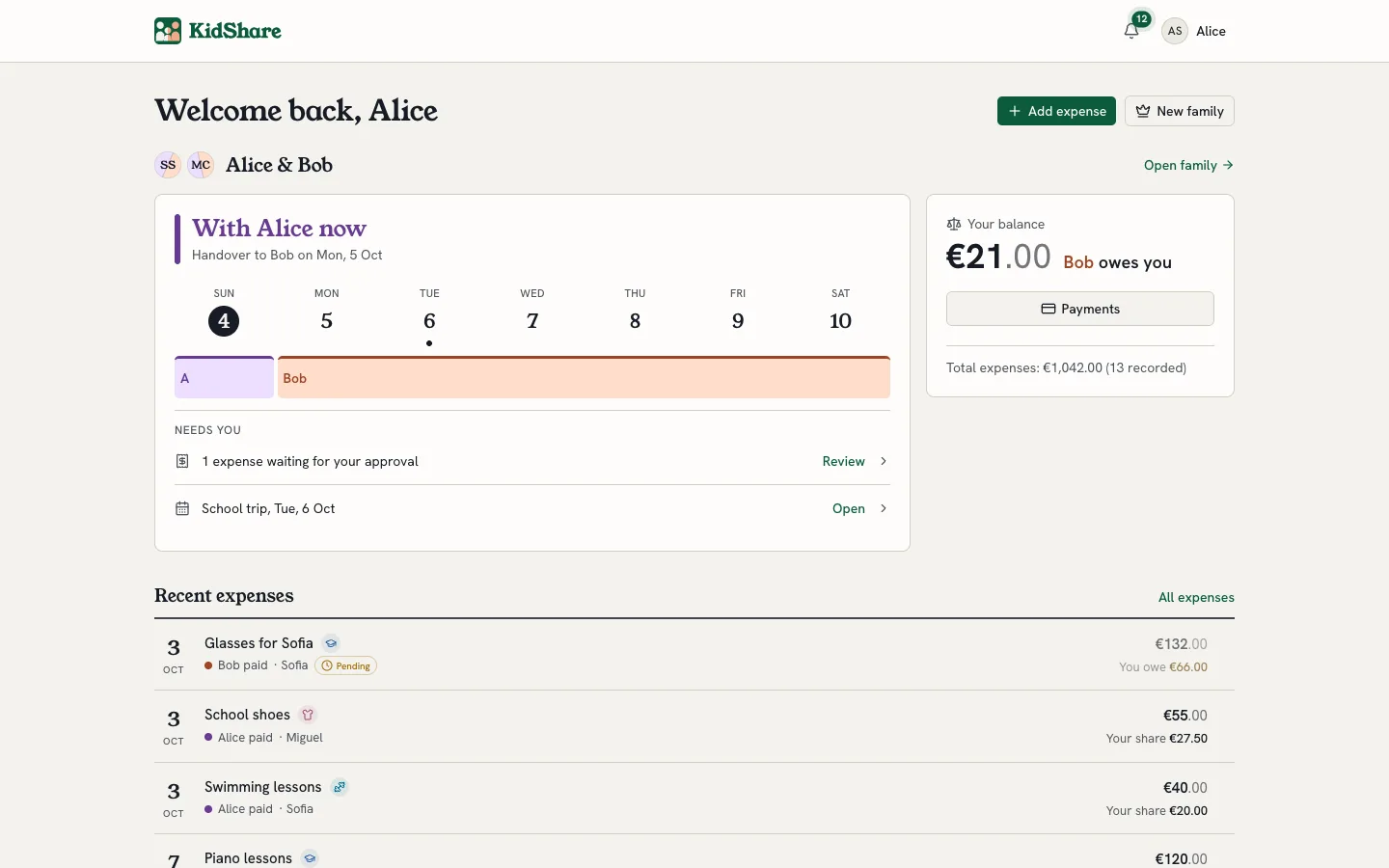 KidShare screenshot 1