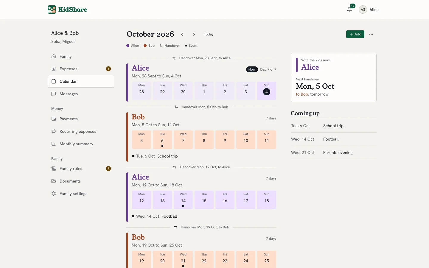 KidShare screenshot 2