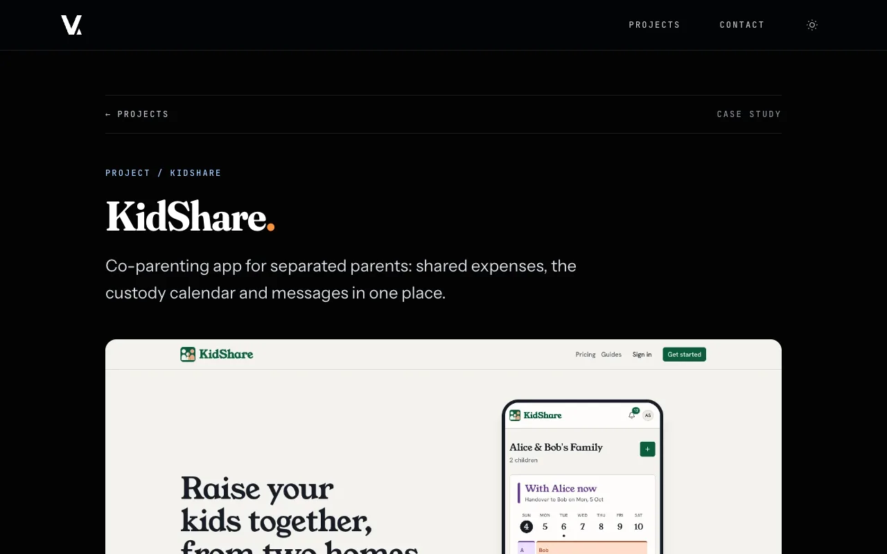 Portfolio Site screenshot 2
