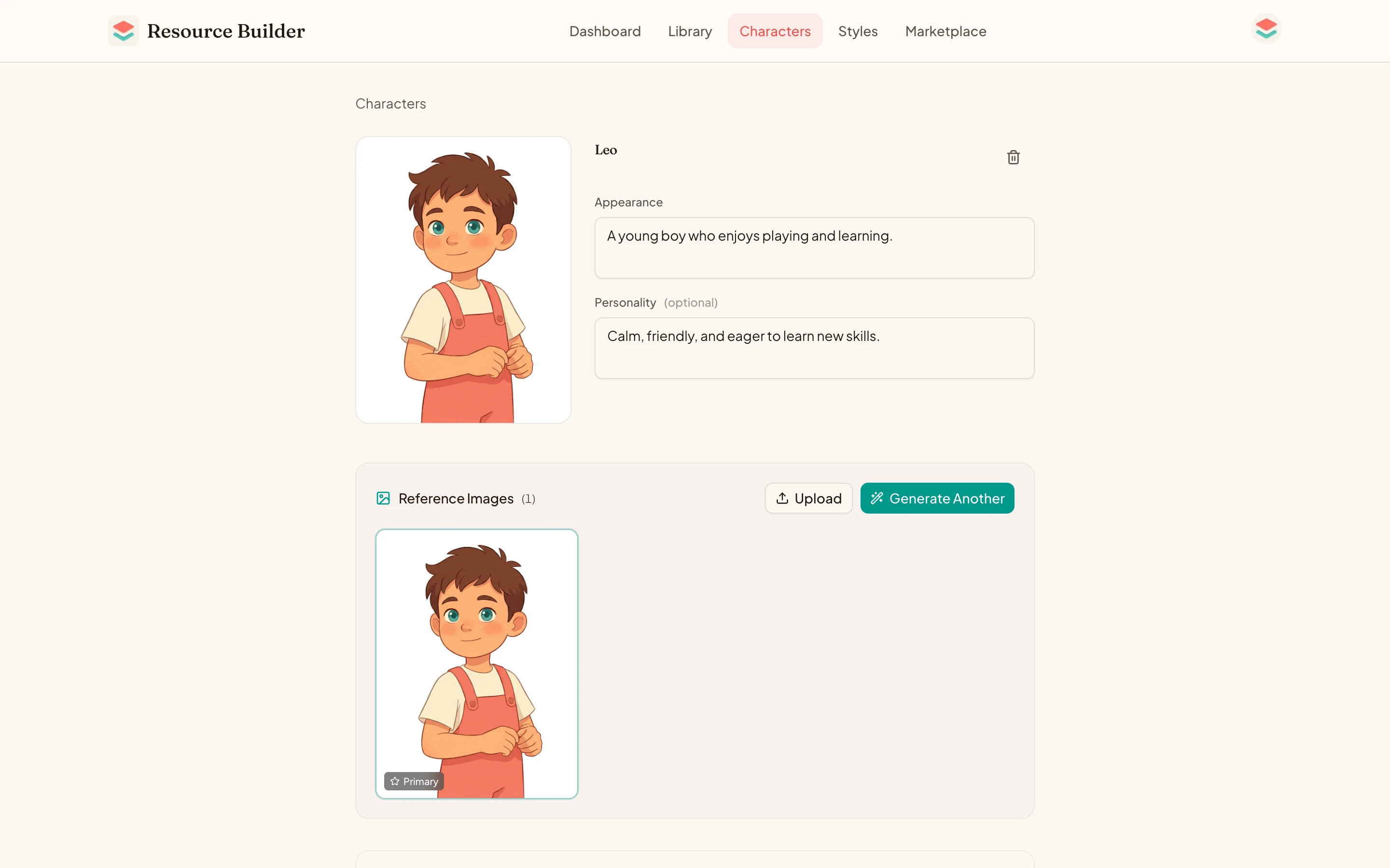 Resource Builder screenshot 2
