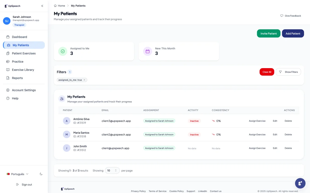 UpSpeech screenshot 1