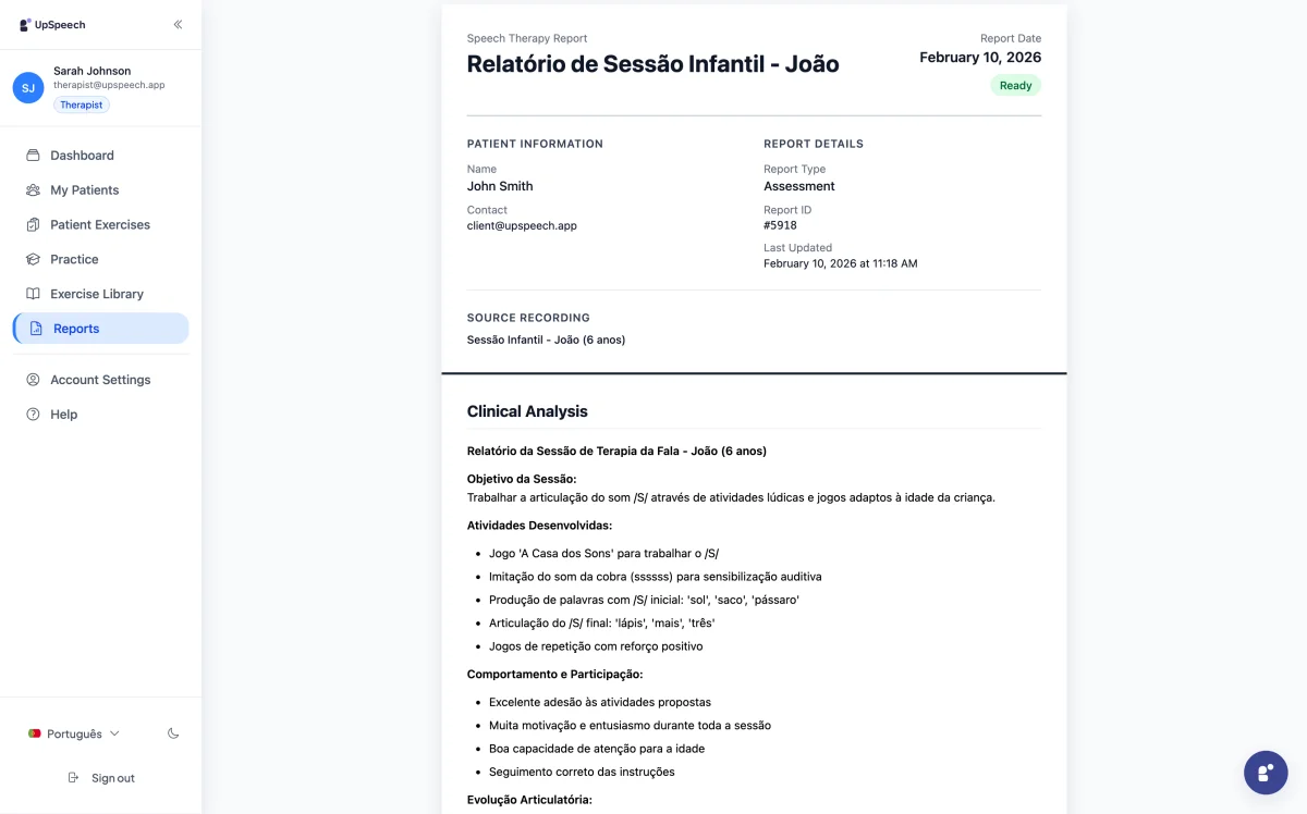 UpSpeech screenshot 2