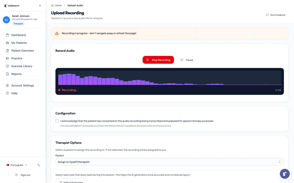 UpSpeech screenshot 3