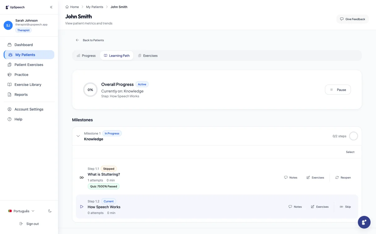 UpSpeech screenshot 4
